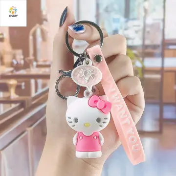 Silicone hot sale keychain online