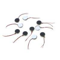 10x DC 3V 70mA 12000±2500RPM Phone Coin Flat Vibrating Vibration Motor