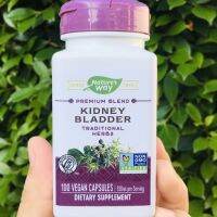 ดูแลไต+กระเพาะปัสสาวะ สมุนไพรตำรับดั้งเดิม Kidney Bladder 930mg 100 Capsules (Natures Way®) Traditional Herbs Supplement