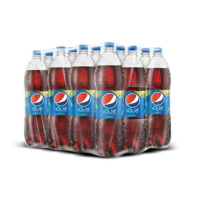 สินค้ามาใหม่! เป๊ปซี่ ไลม์ น้ำอัดลม 1.45 ลิตร แพ็ค 12 ขวด Pepsi Lime Soft Drink 1.45L x 12 Bottles ล็อตใหม่มาล่าสุด สินค้าสด มีเก็บเงินปลายทาง