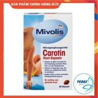 Viên uống chống nắng dưỡng trắng Carotin Mivolis hộp 60 viên nội địa Đức thumbnail