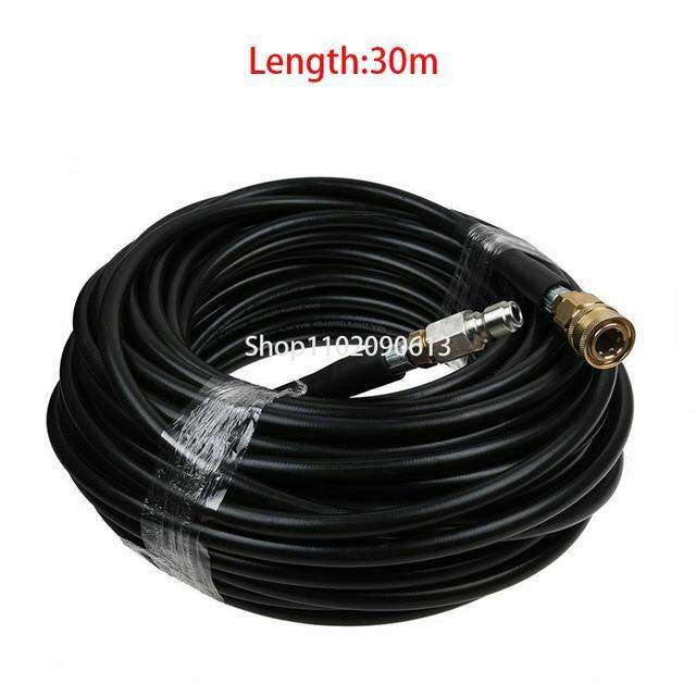 hot-dt-5800psi7-5-30m-extension-pressure-washer-hose-pipe-3-8-tube-sewer-drain-cleaning-car