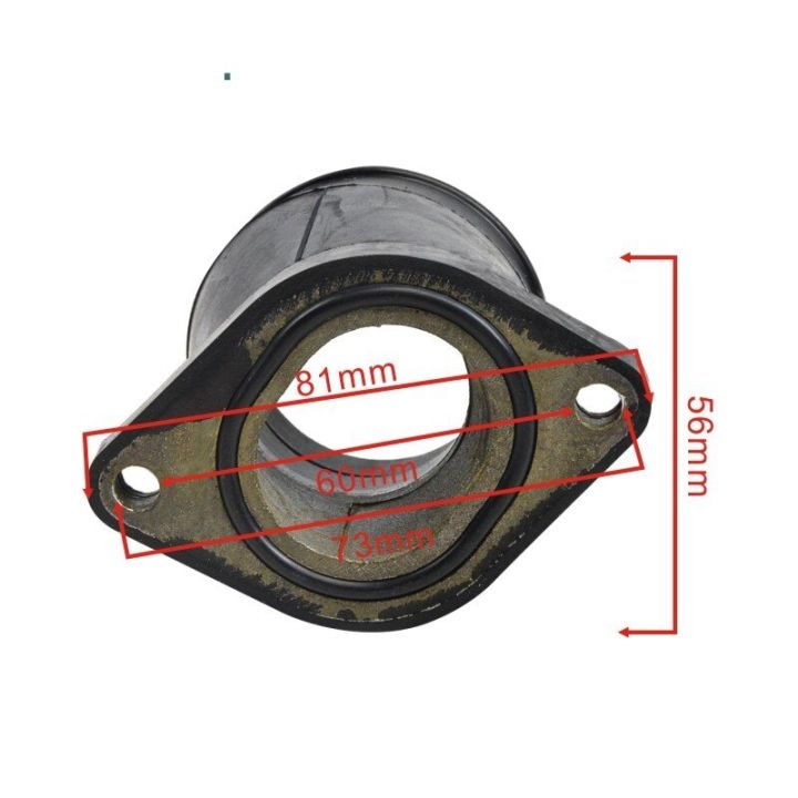 คาร์บูเรเตอร์ชิ้นส่วนจักรยานวิบากมอเตอร์ไซค์อินเตอร์สำหรับยามาฮ่า-ttr250-ttr-250แผ่นคาร์บูเรเตอร์ท่อไอดีพลาสติก-a