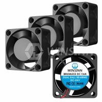 WINSINN 40mm Fan DC 5V 12V 24V 4020 Hydraulic / Dual Ball Bearing Brushless Cooling 40x20mm 2PIN [4-Pack]