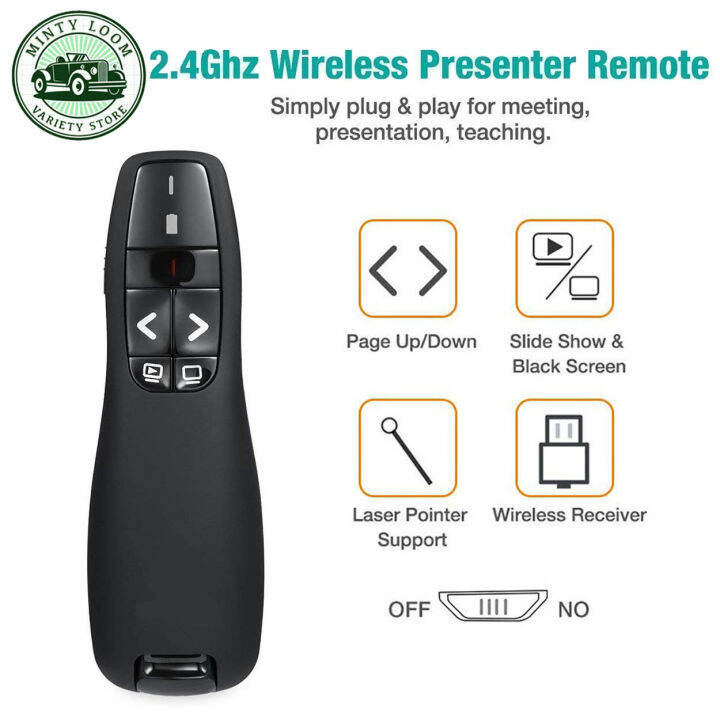 Wireless Presenter Laser Power Point PPT Presenter Slide Changer