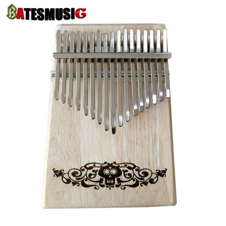 batesmusic-m2-17คีย์-kalimba-n-แป้นพิมพ์นิ้วเล่นเปียโนนิ้วหัวแม่มือกีตาร์ไฟฟ้าเด็กประเทศไทย-oak