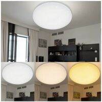 โคมซาลาเปาLED 3แสงใน1หลอด ติดเพดานเปลี่ยนสี สลับสี Ceiling Light Color Change 3in1 24W