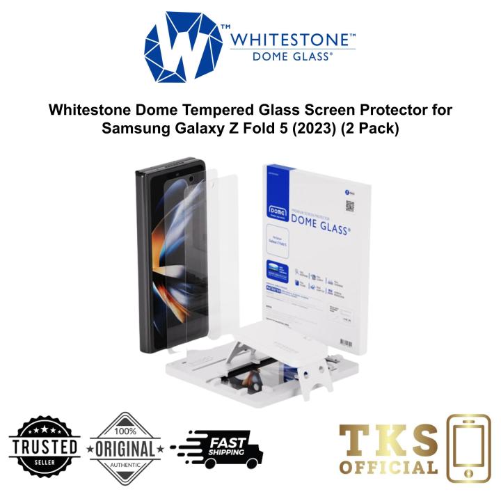 Whitestone Dome 2 Pack Tempered Glass Screen Protectors with UV
