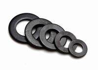 20pcs M10/M12/M14/M16/M18 Black Carbon Steel flat washer Ring Washer Nails Screws  Fasteners