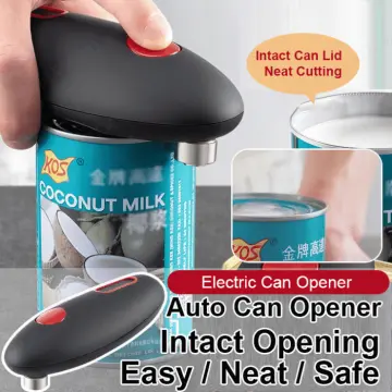 Electric Can Opener Kitchen One-Touch Automatic Beer Bottle Jar Opener  Battery Operated Handheld Kitchen Bar