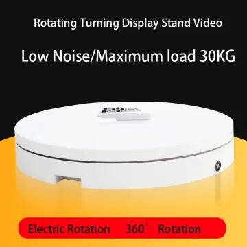 DIY Motorized Rotating Display Stand, 360 Degree Electric Rotating  Turntable