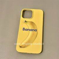 ดูดี กรณี iphoneins banana iPhone14promax เคสมือถือ Apple 13/12 anti-fall 11/XR niche 678plus สาวอินเทรนด์