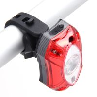 Raypal Bike Light 3W USB Rechargeable Rear Tail Lamp Bicycle Rain Waterproof Bright LED Safety Cycling Bicycle Light Taillight