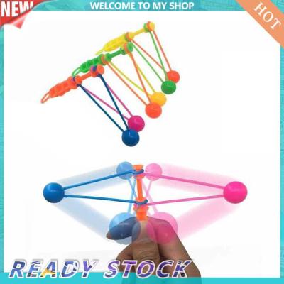 Hand Crank Double Touch Ball Plastic Bumper Ball Classic Nostalgic Casual Toy Swing Pounding Combo Set