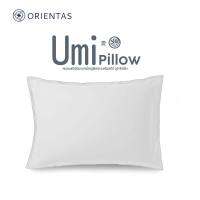 Orientas Umi Pillow หมอนหนุนขนห่านเทียม ระดับบูทีค รีสอร์ท หุ้มผ้า Cotton100% สัมผัสราวขนนก ใบใหญ่ นอนสบาย ช่วยปรับสมดุลย์การนอนให้มีประสิทธิภาพ