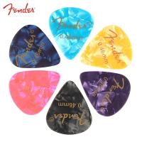 6 Pcs Celluloid Guitar Picks Mediator Thickness 0.46 0.71 0.81 0.96 MM - Color Random Universal For All Guitar