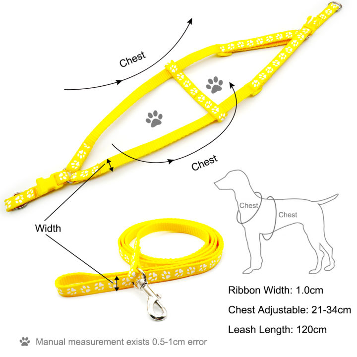 24-sets-pet-dog-harness-no-pull-adjustable-dog-leash-vest-classic-running-leash-strap-belt-for-small-dogs-and-cats-walk-the-dog