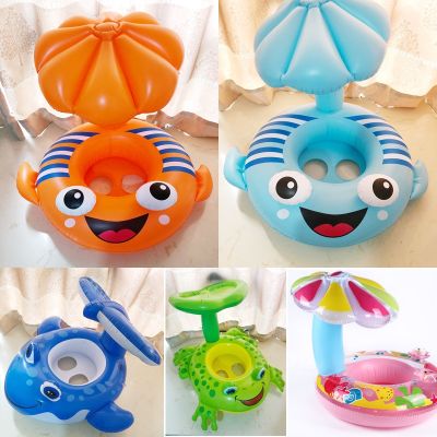 Cartoon swimming ring baby inflatable ring floating bed accessories children 39;s inflatable mattress water sports