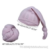 ☃ rfefefewfeerew Y55B envoltório chapéu cobertor para o bebê fotografia adereços fundo turbante recém-nascido foto acessórios