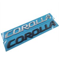 LAIFU 1 X ABS COROLLA Logo Huruf ด้านหลังรถยนต์ตรารถยนต์สติกเกอร์รูปลอกอะไหล่สำหรับโตโยต้าโคโรล่า