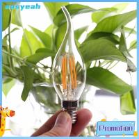 EASYEAH E14 หลอดไฟแสงคริสตัล สีชาสี 4W ค่ะ เทียนหลอดไฟแสง ร้อนแรงมาก แสงสีเหลืองอบอุ่น หลอดไฟสำหรับหลอดไฟ ของตกแต่งบ้าน