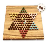 Woodentoys4u Folding Chinese Checkers / ดาว 10 พับ