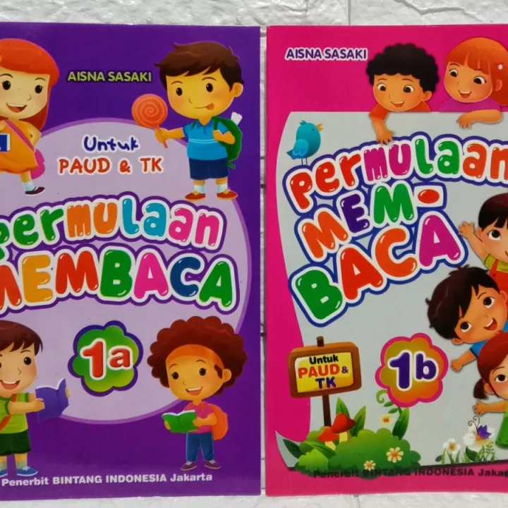 Buku Edukatif Permulaan Membaca PAUD / TK 1A 1B | Lazada Indonesia