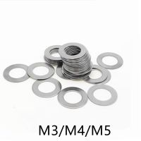 50/100PCS M3 M4 M5 Stainless Steel Mesin Cuci Presisi Tinggi Ultrathin Menyesuaikan Gasket Ultra Tipis Shim 0.1 0.2 0.3 0.5 1Mm