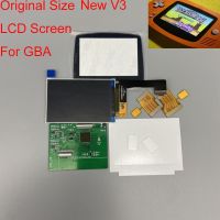 V3 IPS LCD Screen For GBA Highlight Brightness LCD For GBA Cut-free shell No welding Original Size Screen Warm light screens