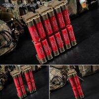 VULPO Tactical 4/8/12 Rounds Shotgun Shell Holder 12 Gauge Shells Adjustable Mag Ammo Pouch Belt Adapter Ammunition Holder