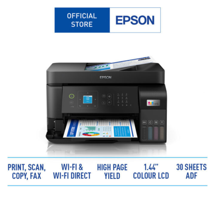 Printer Epson L5590 Multifungsi Print Scan Copy Wireless Ecotank Adf Faxsimile Lazada Indonesia 5920