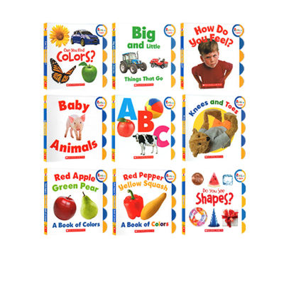 English original rookie toddler steam system volume 9 Co-Sale learning music childrens Enlightenment cognitive paperboard Book Emotional science mathematics color letter automobile fruit