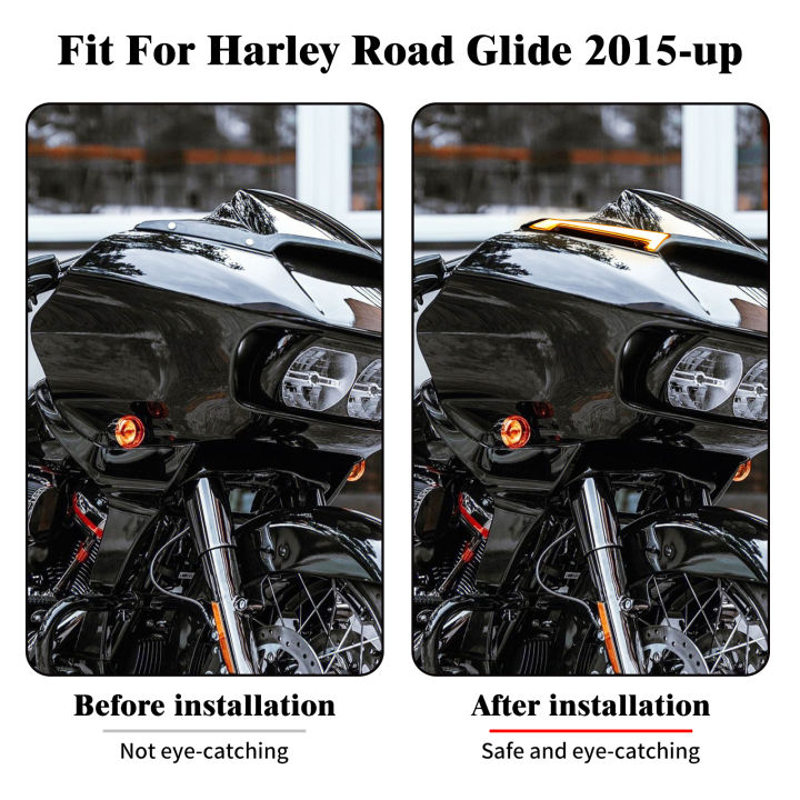 รถจักรยานยนต์-led-กระจกตกแต่งโคมไฟเลี้ยวแสงควันสำหรับ-h-arley-t-ouring-ถนน-glides-พิเศษอัลตร้า-fltru-2015-up