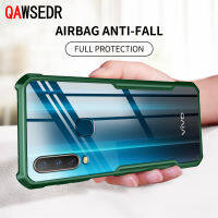 QAWSEDR Vivo Y11 Y12 Y15 Y17 Y19 Anti-Fall กันกระแทกฝาหลังโปร่งใส