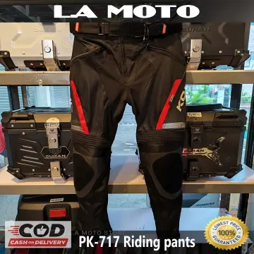 Komine PK-717-Saturno CE sports leather mesh motorcycle pants