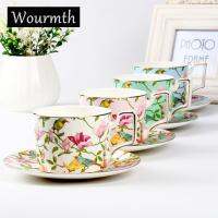 【CW】┅♛  Wourmth 270m lSinple Fashion Cup set European Large Capacity TeaCup Disc