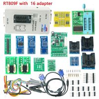 Best Price RT809F Serial ISP Programmer + 16 Adapters +1.8v Adapter+SOP8 Test Clip+EDID Cable +ICSP Bios Universal Programmer