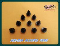 HONDA ACCORD year 1998 FRONT BUMPER LOCKING CLIP "BLACK" SET (0 PCS.) (LONG PEICE) #กิ๊บล็อคกันชนหน้า ตัวยาว สีดำ 10 ตัว