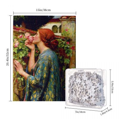 John William Waterhouse - The Soul Of The Rose, 1903 Wooden Jigsaw Puzzle 500 Pieces Educational Toy Painting Art Decor Decompression toys 500pcs