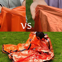 Emergency Sleeping Bag 2 Person Survival Sleeping Bags Thermal Bivy Sack Emergency Blanket for Camping Hiking