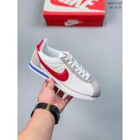 AU HOT 【Original】 ΝΙΚΕ Classic Cortz- Leather Forrest Gump R รองเท้าวิ่ง Jogging Shoes White Grey Red