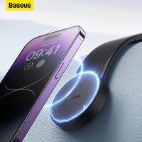 Baseus ขาตั้งที่วางโทรศัพท์มือถือโทรศัพท์มือถือฐาน iPhone ติดรถยนต์สำหรับ iPhone 12 13 14แดชบอร์ดคอนโซลกลาง