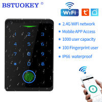 Anti-vandal กันน้ำ WiFi Tuya backlit TOUCH ลายนิ้วมือ RFID Access keypad 125KHz Card Reader ระบบควบคุมการเข้าถึง WG 26bits