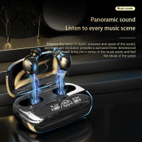 2023 New Bluetooth 5.2 TWS Wireless Earphone HiFi Stereo Music Headphones Waterproof Noise Canceling Gaming Sports Headset