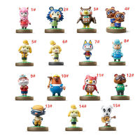 Game Animal Crossing Family portrait Isabelle Tom Nook Lisa PVC Action Figures 16 styles Collection Model Cute Version Doll Toys