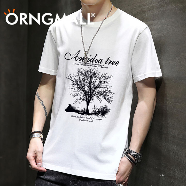 Stylish Letter Pattern Print Men's Comfy Chic T-shirt, Graphic Tee