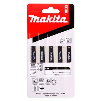 "ถูกชัวร์"ใบเลื่อยจิ๊กซอว์ MAKITA รุ่น B-13 (5 ใบ/แพ็ค) สีดำ*ส่งด่วนทุกวัน*