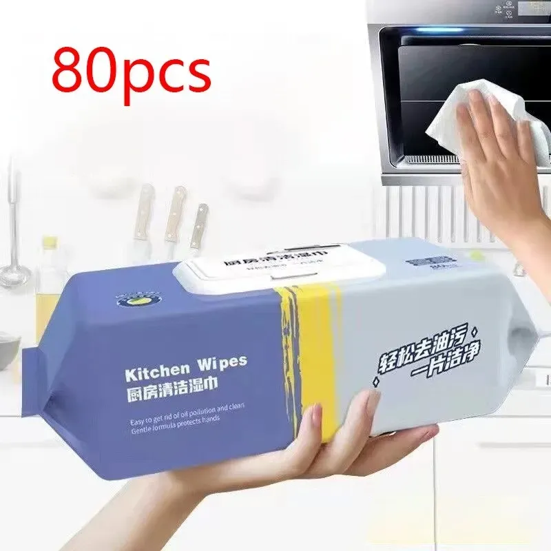 Bag Kitchen Cleaning Wipes, Disposable Degreasing Wipes, Cleaning