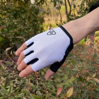 hotx【DT】 DUEECO Cycling Gloves Half Shockproof Wear Resistant Breathable MTB Road Men