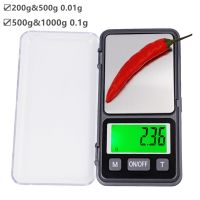 Mini Portable Jewelry Scale Precision LCD Electronic Digital Pocket Scale Gold Silver Diamond Weight Gram Weight Scales 50%Off Luggage Scales